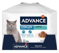 ADVANCE Cat Sterilized Busta Multipack 4x85G MERLUZZO