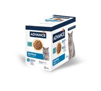 Advance Cibo Umido per Gatti Adulti Sterilizzati con Merluzzo - Multipack 12 x 8