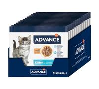 Advance Cibo Umido per Gattini con Pollo 13 Flowpacks da 4x85g