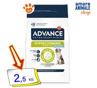 Advance Dog Adult Veterinary Diets Hypoallergenic Hydrolised Cani 2,5/10 Kg