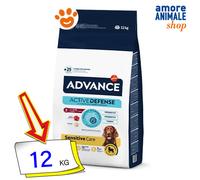 CROCCANTINI PER CANI KG. 12 ADVANCE ADULT SENSITIVE MEDIUM/MAXI