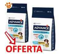 Advance Dog Sensitive Puppy Salmone e Riso - Advance Dog Sensitive Puppy Salmone e Riso - Offerta [PREZZO A CONFEZIONE] Quantità Minima 2, Sacco Da 12 Kg
