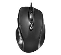 Advance S-6D-BK - Mouse USD ottico con filo, definizione 500/1.000 dpi, 6 tasti, colore nero