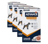 Advance Veterinary Diets Weight Balance Cibo Umido per Cani Multipack 8 bustine da 150g (Confezione da 4)