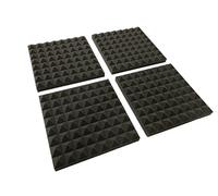 Advanced Acoustics - Confezione da 24 mattonelle in schiuma da 30,5 cm con design a piramide da 0,60 Nrc, per insonorizzazione acustica, ideale per studi di registrazione; la confezione è in grado di coprire una superficie di 2,23 m2
