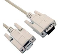 Advanced Cable Technology 15m 9 pin D-sub, M/F 15m 9 pin D-sub 9 pin D-sub Avorio cavo seriale