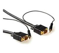 Advanced Cable Technology 5m VGA + 3.5mm 5m VGA (D-Sub) + 3.5 mm (1/8") VGA (D-Sub) + 3.5 mm (1/8") Nero cavo HDMI