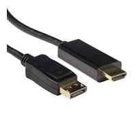 Advanced Cable Technology AK3992 5m DisplayPort HDMI Nero cavo e adattatore video