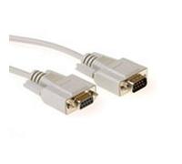 Advanced Cable Technology Serial 1:1 connection cable D-sub 9-pin male - D-sub 9-pin female 10m 9 pin D-sub male 9 pin D-sub female Avorio cavo seriale