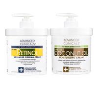 Advanced Clinicals Retinol Body Lotion + Coconut Oil Cream 2pz Set | M