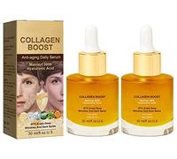 Advanced Collagen Boost Anti Aging Serum,Advanced Deep Anti-wrinkle Serum,Hyaluronic Acid with Brightening Vitamin C, Firm Skin & Reduces Wrinkles Hyaluronic Acid Serum (2pcs)