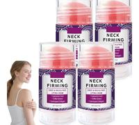 Advanced Firming Serum Stick, 3 in 1, balsamo rassodante per il collo, crema anti-invecchiamento per la riduzione delle rughe, con acido ialuronico e collagene idrolizzato, lifting profondo (4 pezzi)
