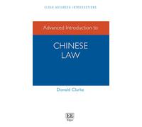 Advanced Introduction to Chinese Law