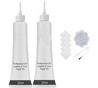 Advanced Leather Repair Gel, Advanced Leather Repair Gel Kit for Cars, 2024 New Leather Repair Kit for Car Seat Vinyl Repair Kit, Multifunctional Couch and Jacket Repair Kit (White)