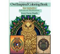 Advanced Owl Coloring Book: Advanced Meditation Edition - Ivory Focus Depth: Highly Detailed Owl Mandalas for Deep Focus, Meditation, and Stress Relief