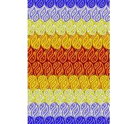 Advanced Series 3 Notebook - A5 (6x9) Medium Size Notebook Fire & Flames