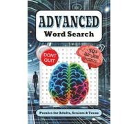 Advanced Word Search Puzzle Book: Word Searches with Easy to Read Print about Advanced Words, Difficult Words, Big Words and more | 6x9 inches, 110 ... Gift for Vacations, Holidays, and Free Times