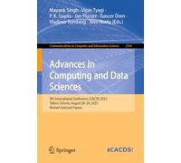 Advances in Computing and Data Sciences: 9th International Conference, ICACDS 2025, Tallinn, Estonia, August 28-29, 2025, Revised Selected Papers