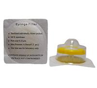 ADVANGENE Filtro per siringa Sterile, MCE, 0,22 micron 30 mm, Giallo (30/pk)