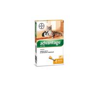 ELANCO ADVANTAGE SPOT-ON GATTI PICCOLI / CONIGLI PICCOLI 4 PIPETTE DA 0,4 ML.