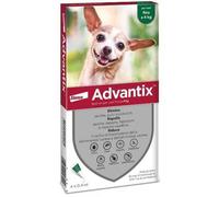 Bayer - Advantix per Cani fino a 4 Kg da 6 x 0,4 ml