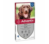 Lista prodotti Advantix Spot-on per cane - 4 pipette per cani > 25 kg e < 40 kg (4,0 ml)
