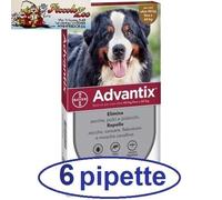 Advantix Bayer 40-60kg antiparassitario cane oltre 40kg 4-6-8-12-18-20 pipette