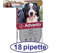 Advantix Bayer 40-60kg antiparassitario cane oltre 40kg 4-6-8-12-18-20 pipette