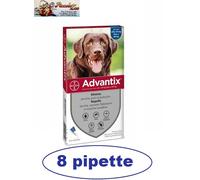 Advantix Bayer oltre 25kg antiparassitario cane 25-40kg 4-6-8-12-18-20 pipette