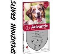 ADVANTIX BAYER SPOT-ON CANI DA 10 A 25 KG SCADEN 2025 4 pipette DA € 22,47 CAD.