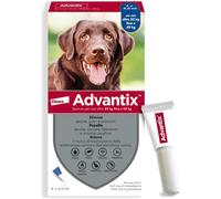 Advantix® Spot-On Antiparassitario per Cani Da 25 Kg a 40 Kg, 4 Pipette Da 4 ml