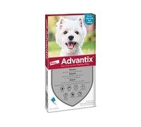 Advantix® Spot-on antiparassitario per cani oltre 4 kg fino a 10 kg - 4 pipette (1,0 ml)