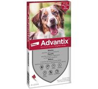 Advantix® Spot-on Antiparassitario per cani oltre 10 kg fino a 25 kg - 6 pipette (2,5 ml)