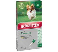 Advantix Spot-On Cani 4 Pipette Monodose Fino a 4 Kg