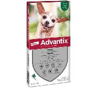 Advantix® Spot-on antiparassitario per Cani fino a 4 Kg, 4 pipette da 0.4 ml. Elimina zecche, pulci, pidocchi e larve di pulce in casa. Protegge da zanzare, pappataci e rischio di leishmaniosi.