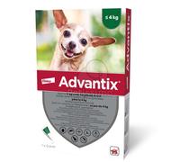 Advantix Spot-On per cani A.U.V. Per cani sotto 4 kg (24 x 0,4 ml)