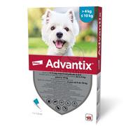 Advantix Spot-On per cani A.U.V. Per cani tra 4 e 10 kg (24 x 1,0 ml)