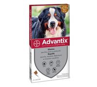 Advantix Spot-On Per Cani da 40 a 60 Kg - 4 Pipette 600 mg + 3.000 mg
