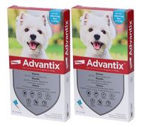 Advantix Spot-On Per Cani Oltre 4 Kg Fino A 10 Kg Set da 2 2x6x1 ml So