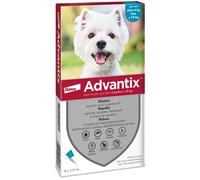 advantix Spot On Soluzione 6 Pipette 1 Ml 100 Mg + 500 Mg Cani Da 4 A 10 Kg