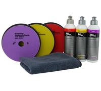 ADVANTUSE - Set di lucidanti Koch Chemie (2024), altezza 25 mm (3 lucidanti da 250 ml + 3 cuscinetti da 150 mm)