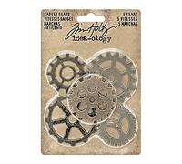 Advantusidea-Ology Gadget Ingranaggio di Metallo da 3,8 cm a 5,1 cm, Antico Nichel, Ottone e Rame, Altri, Multicolore