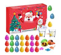 Advent - 24 giorni Calendar, Animal Figurine Collection, Interactive Learning Toys, Festive Holiday Countdown Kit | Engaging Daily Play for School Home Family Gathering Celebration