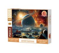 Advent Calendar 2024 Jigsaw Puzzles - Christmas Puzzles Countdown Calendars | Christmas Advent Calendar Puzzle Calendars Puzzle Toy for Children's Day, Birthday