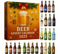 Advent Calendar 2025, A Daily Tasting Journey Through Unlocking the World Whiskey Flavours, Christmas Advent Calendar with 24 Whiskey Ornaments （3D）