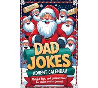 Advent Calendar 2025 Dad Jokes: 24 Days of Fun for Adults, Perfect Gift for Men, with Family-Friendly Humor | Funny Stocking Stuffer