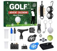 Advent Calendar 2025 GLF Christmas Countdown Calendar for Golfers, Christmas 24 Days Mini GLF Accessories Case for Golfer Lovers Players Beginners Husband Teen Boys Boyfriend Dad