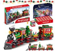 Advent Calendar 2025 Train Building Blocks Set,770 PCS Surprise Christmas Countdown Gifts,24 Days Building Toys for Kids, Boys, Girls, Teens & Adults Ages 6+