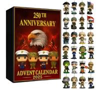 Advent Calendar 2025 with 24 Surprises, Holiday Countdown Calendar for Kids & Adults, Fun Family Christmas Decoration (ZZ)