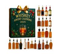 Advent Calendar 2025 with 24 Unique Whisky & Beer Tasting Boxes for Christmas